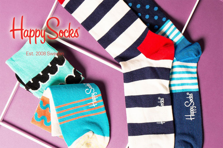正規店仕入】 Happy Socks ハッピーソックス YUMMY SOCKS PACK UNISEX GIFT SET Socks  dark pink ユニセックス：サンガ