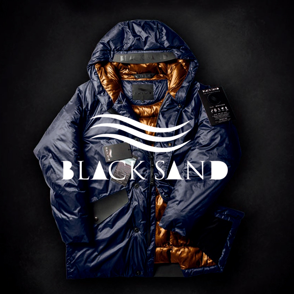 雑誌LEON掲載ブランドの洗えるエコダウン「BLACK SAND /ブラック
